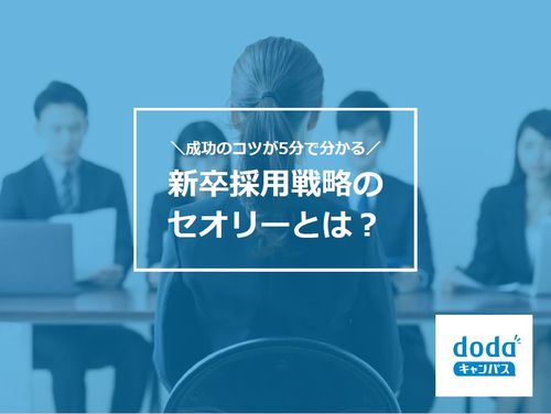 【成功のコツが5分で分かる】新卒採用戦略のセオリーとは？